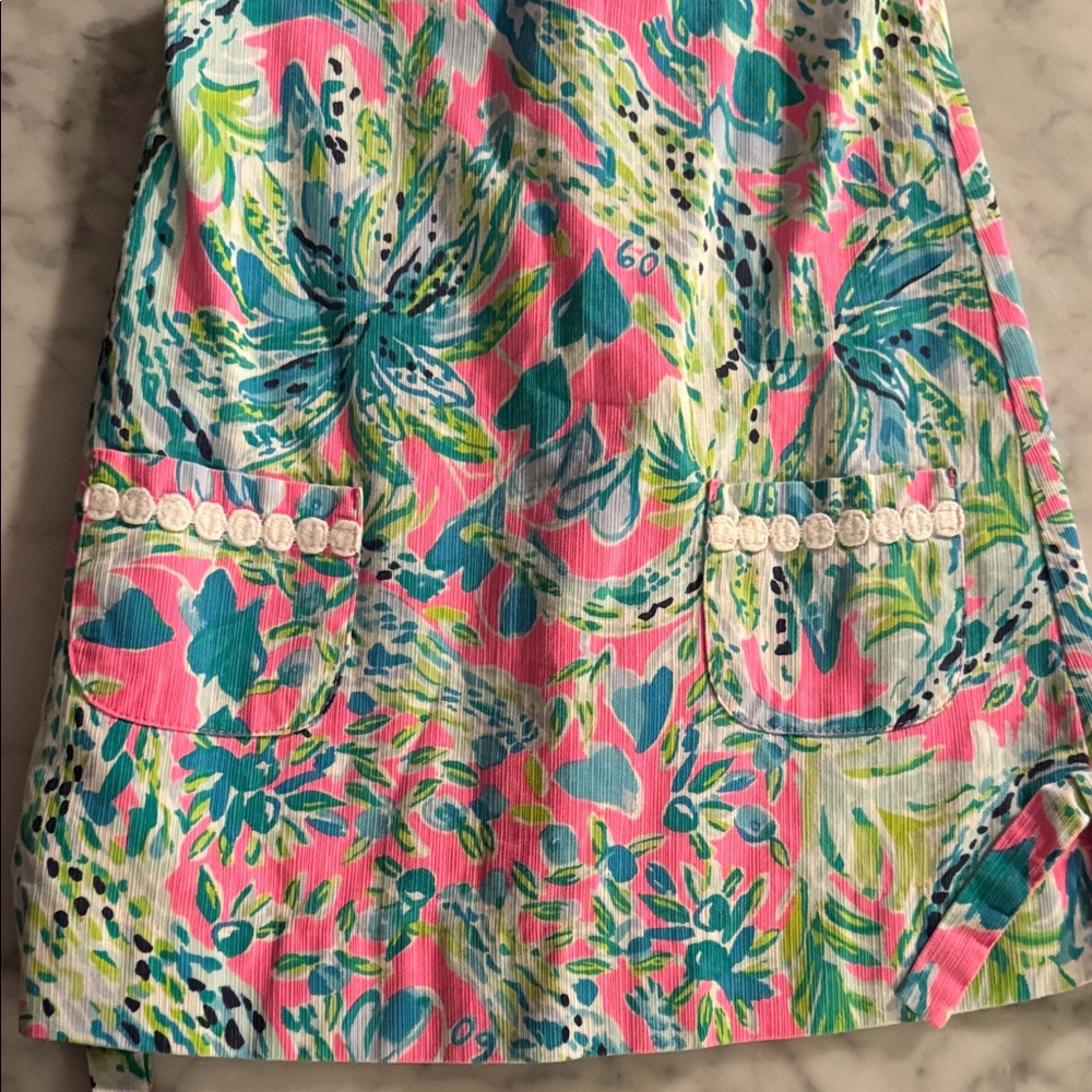 Lilly Pulitzer | Toddler Alligator Floral Dress - Picture 4 of 5